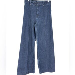 Zara Dark Blue Flare Jeans